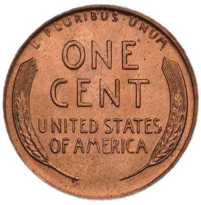 1957(D) United States Wheat Penny, Brilliant Uncirculated