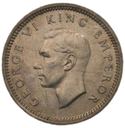 1941 New Zealand Threepence, VF