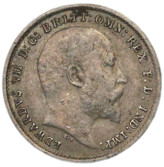 1905 UK Threepence, gVF