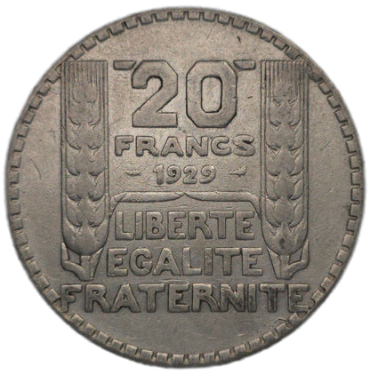 1929 France 20 Francs