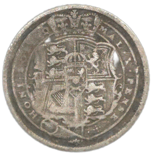 1817 United Kingdom Sixpence - Arts & Entertainment > Hobbies & Creative Arts > Collectibles > Collectible Coins & Currency > Collectible Coins > Rare Coins from The Half Crown