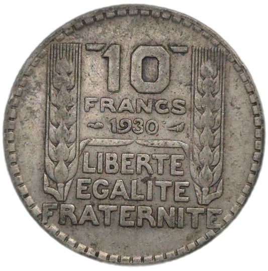 1930 France 10 Francs - Arts & Entertainment > Hobbies & Creative Arts > Collectibles > Collectible Coins & Currency > Collectible Coins > Rare Coins from The Half Crown