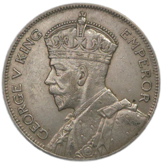 1934 New Zealand Half Crown, gVF