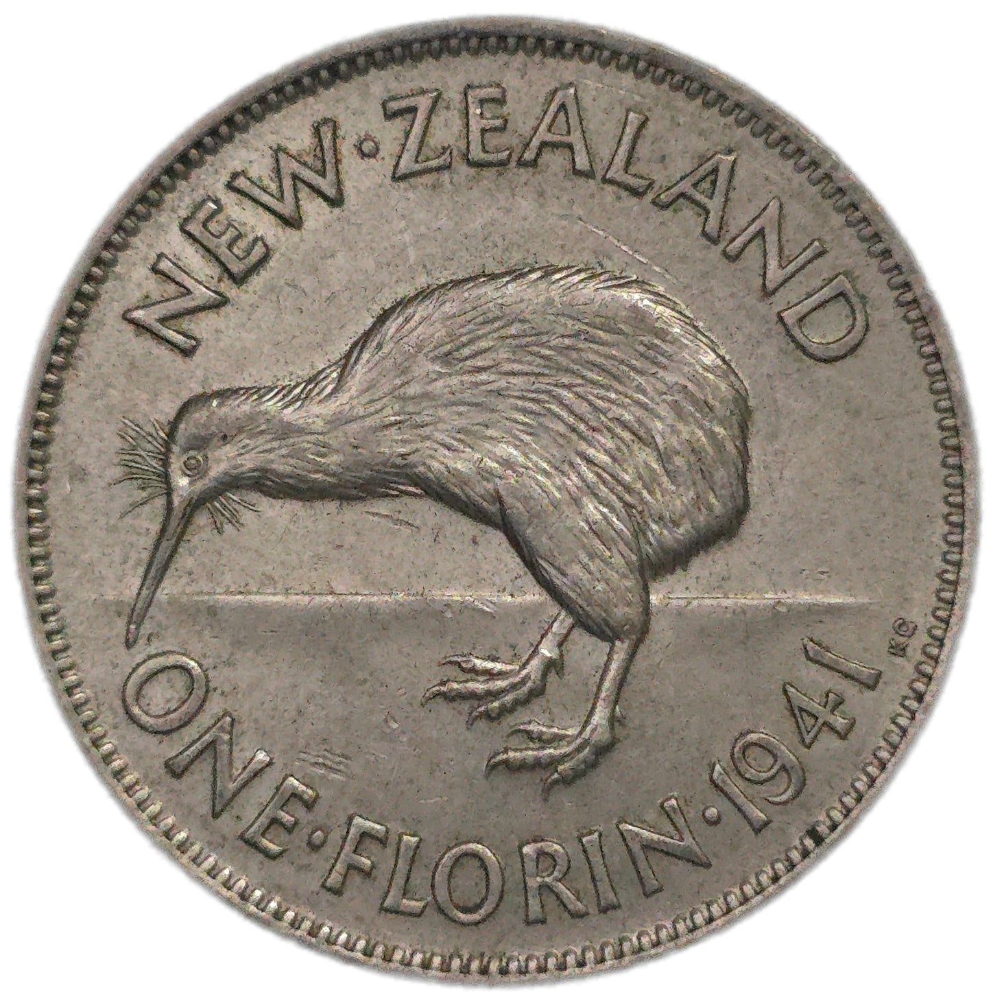 1941 New Zealand Florin, VF
