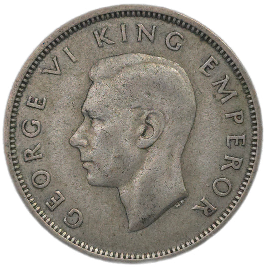 1946 New Zealand Florin, Flat Back