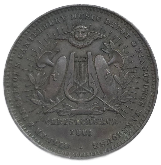 1881 New Zealand Trade Token Milner & Thompson
