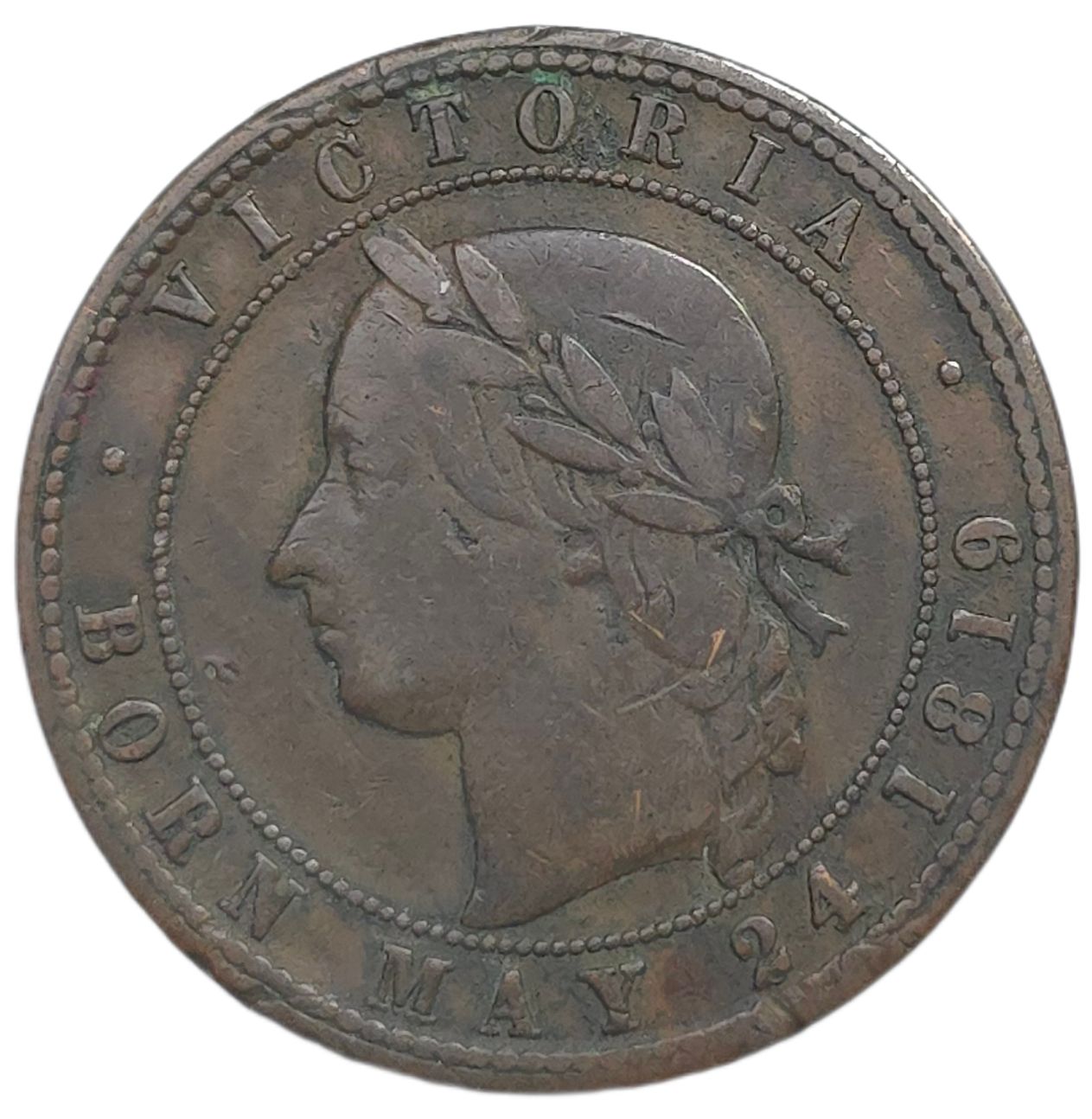 1871 New Zealand Trade Token Auckland Licensed Victuallers