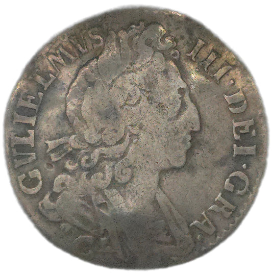 1697 United Kingdom Sixpence, William III