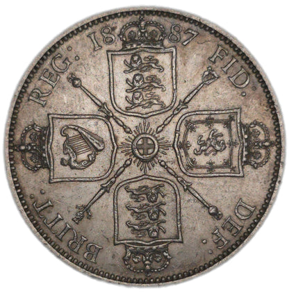 1887 United Kingdom Florin, Queen Victoria