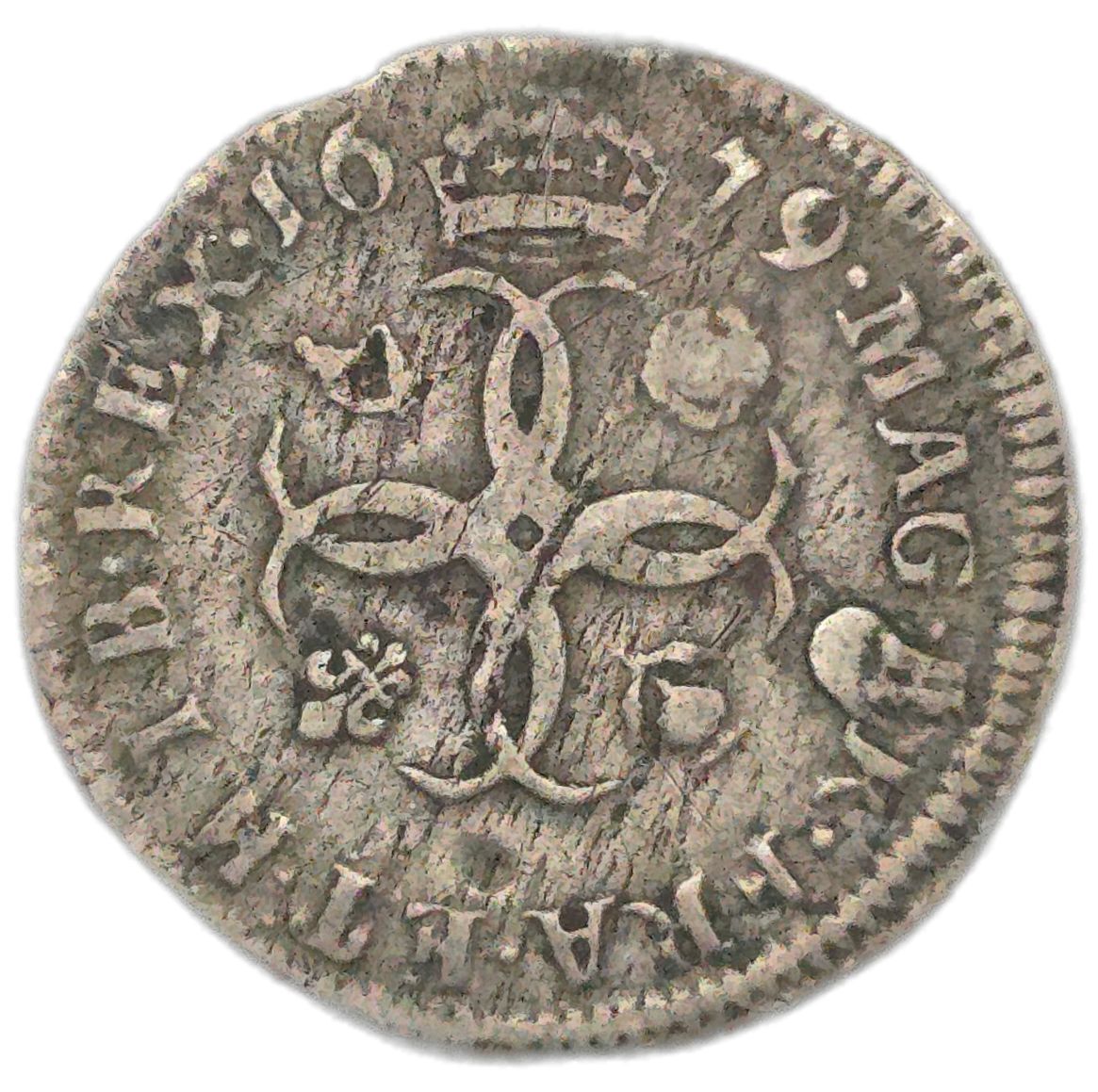 1679 United Kingdom Sixpence, Charles II