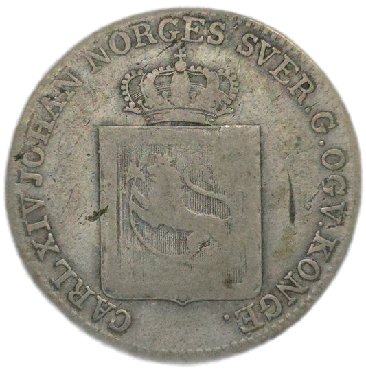 1819 Norway 24 Skilling, only 50,000 Minted