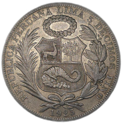 1925 Peru 1 Sol, EF