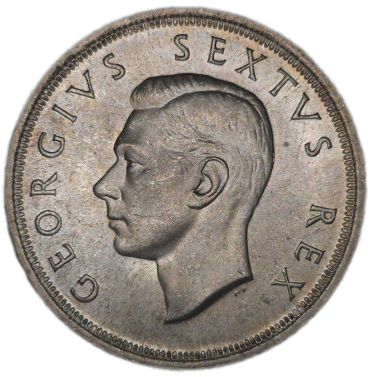 1952 South Africa 5 Shillings - Arts & Entertainment > Hobbies & Creative Arts > Collectibles > Collectible Coins & Currency > Collectible Coins > Rare Coins from The Half Crown