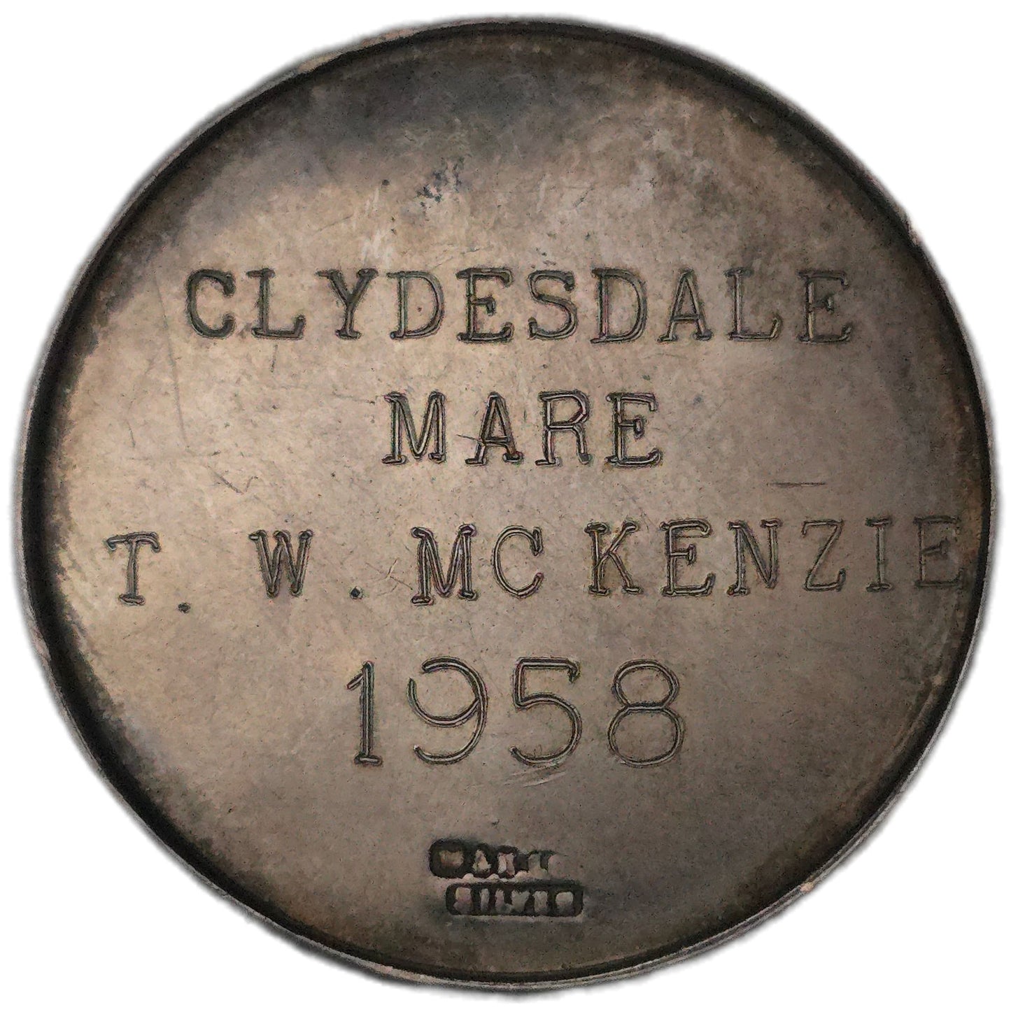 1958 New Zealand Royal Agricultural Society Medal