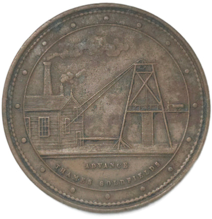 1874 New Zealand Trade Token McCaul, George