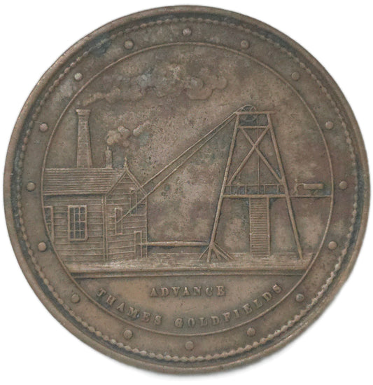 1874 New Zealand Trade Token McCaul, George