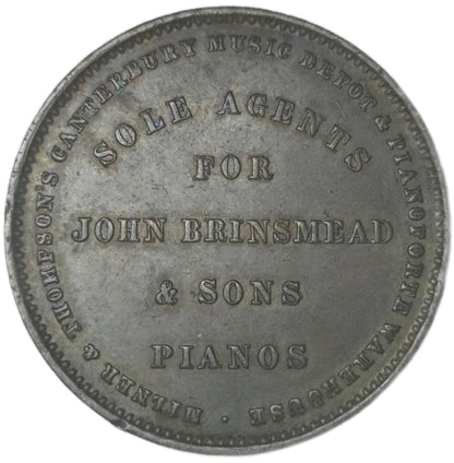 1881 New Zealand Trade Token Milner & Thompson