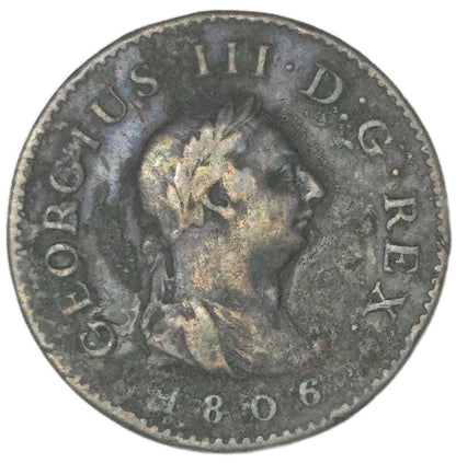 1806 United Kingdom Farthing, George III
