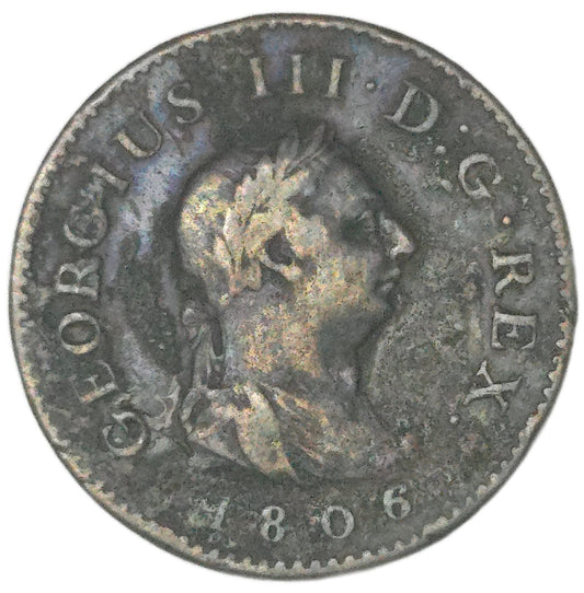 1806 United Kingdom Farthing, George III
