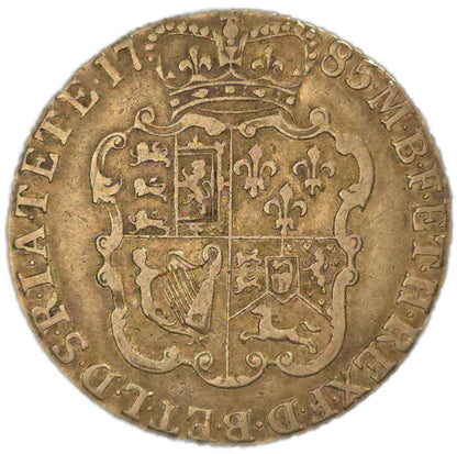 1785 United Kingdom Gold Guinea, George III - Arts & Entertainment > Hobbies & Creative Arts > Collectibles > Collectible Coins & Currency > Collectible Coins > Rare Coins from The Half Crown