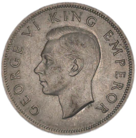 1942 New Zealand Half Crown, EF