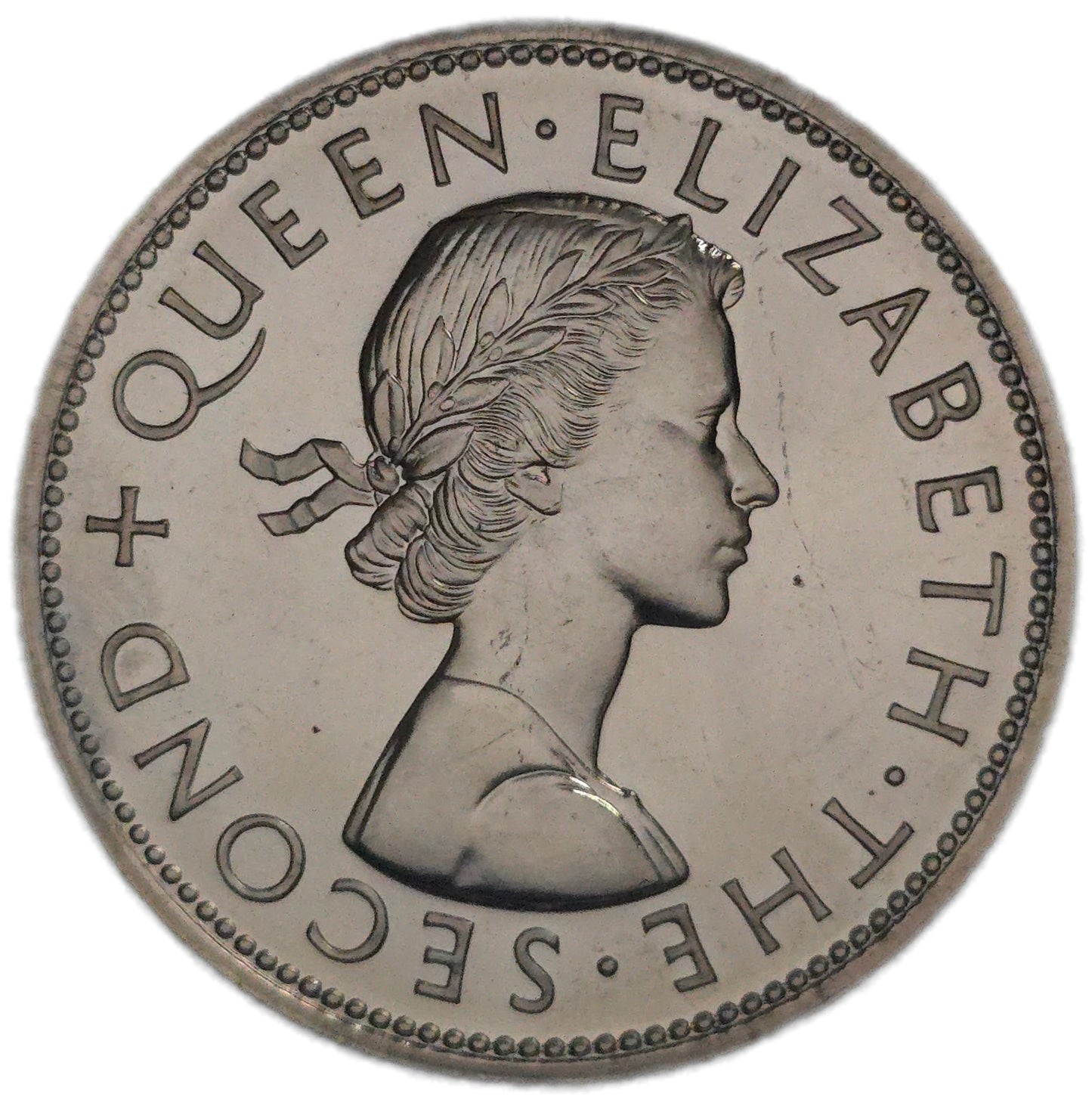 1965 New Zealand Half Crown, Proof