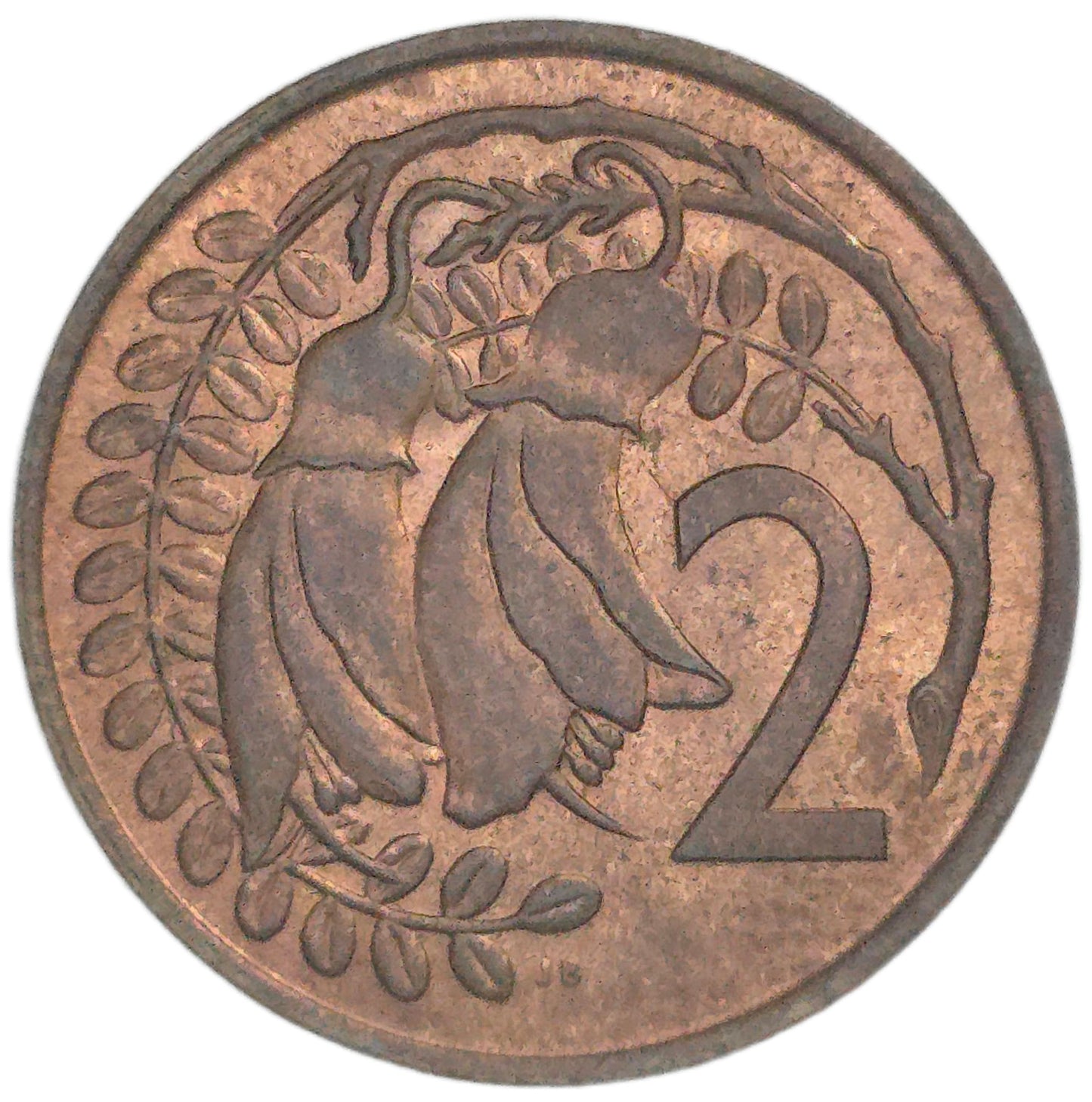 1967 New Zealand 2 Cents, Bahamas Mule