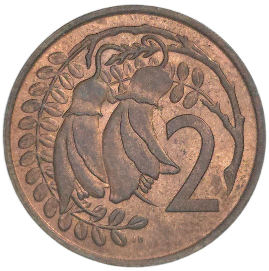 1967 New Zealand 2 Cents, Bahamas Mule