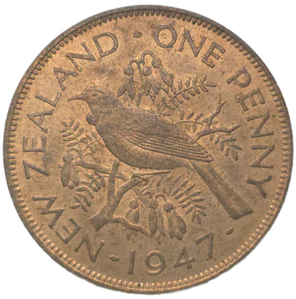 1947 New Zealand Penny, EF