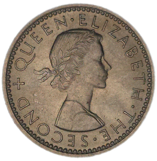 1959 New Zealand Sixpence