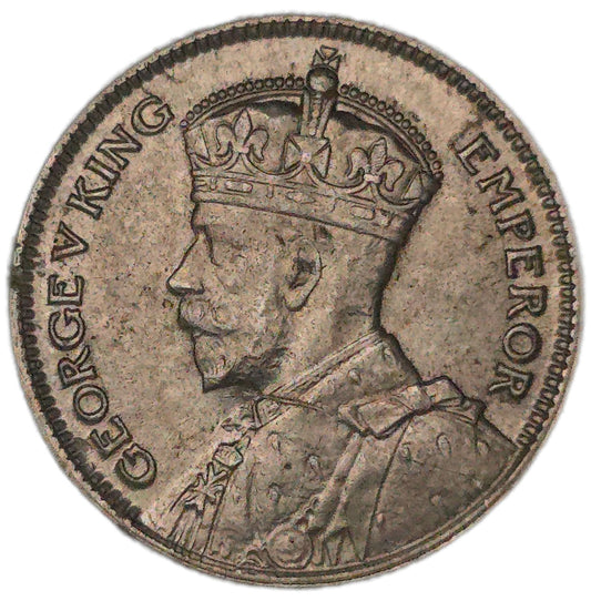 1934 New Zealand Sixpence, gVF
