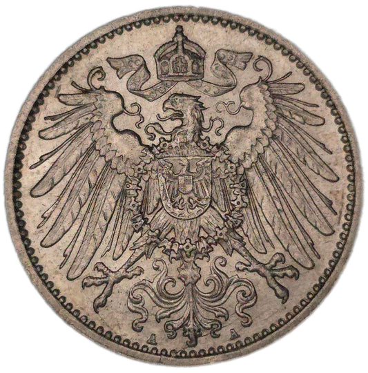 1915 Germany 1 Mark, Uncirculated
