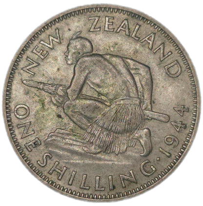 1944 New Zealand Shilling