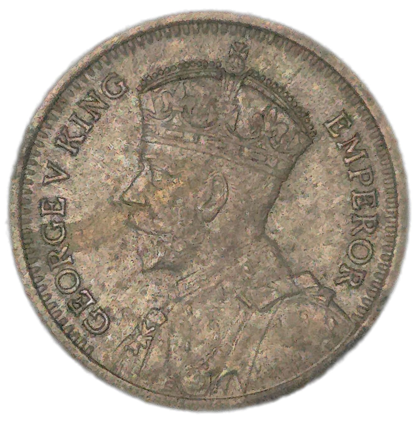 1934 New Zealand Threepence, gEF