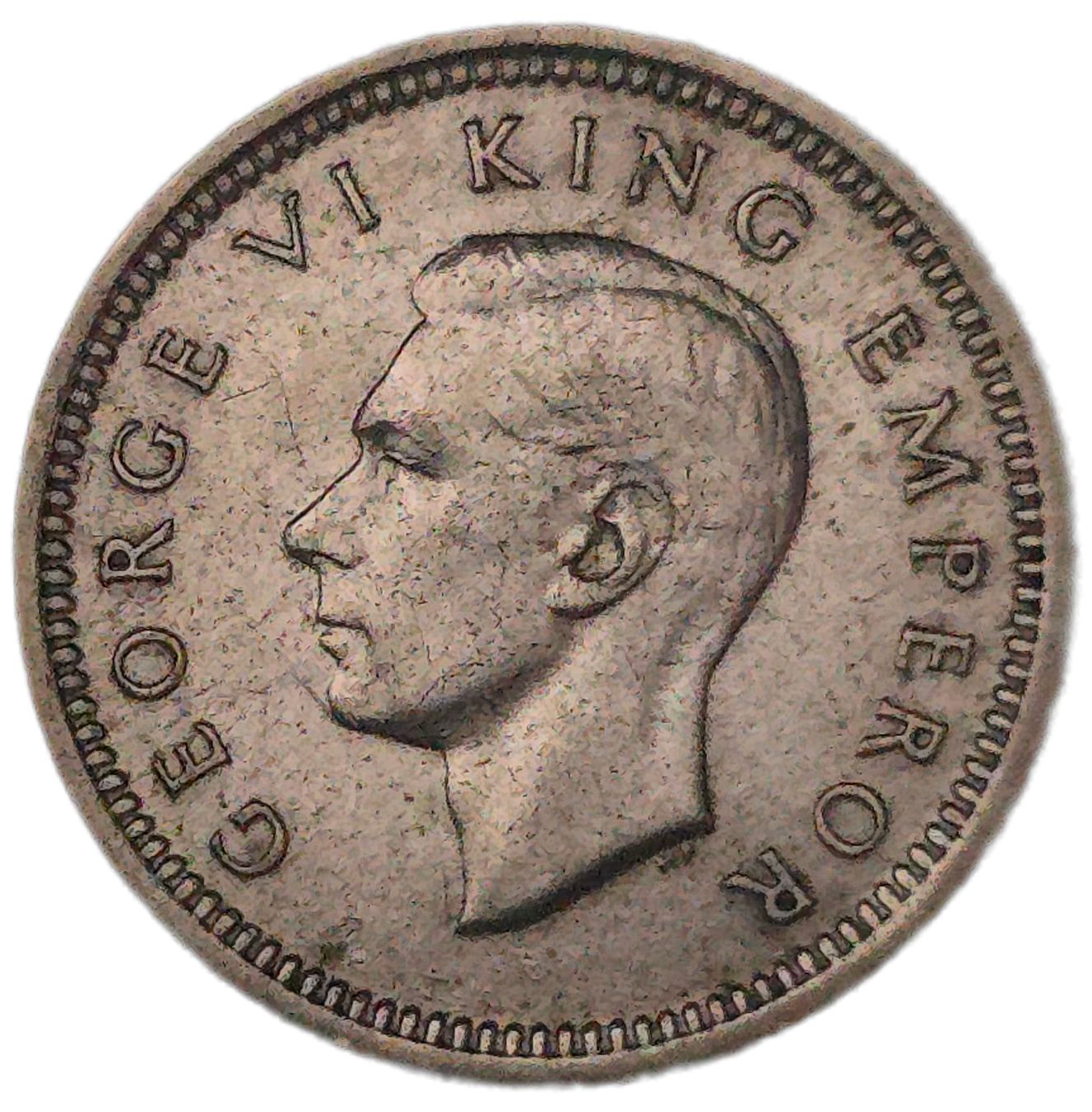1943 New Zealand Threepence, EF