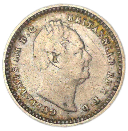 1834 United Kingdom 1 1/2 Pence, William IV