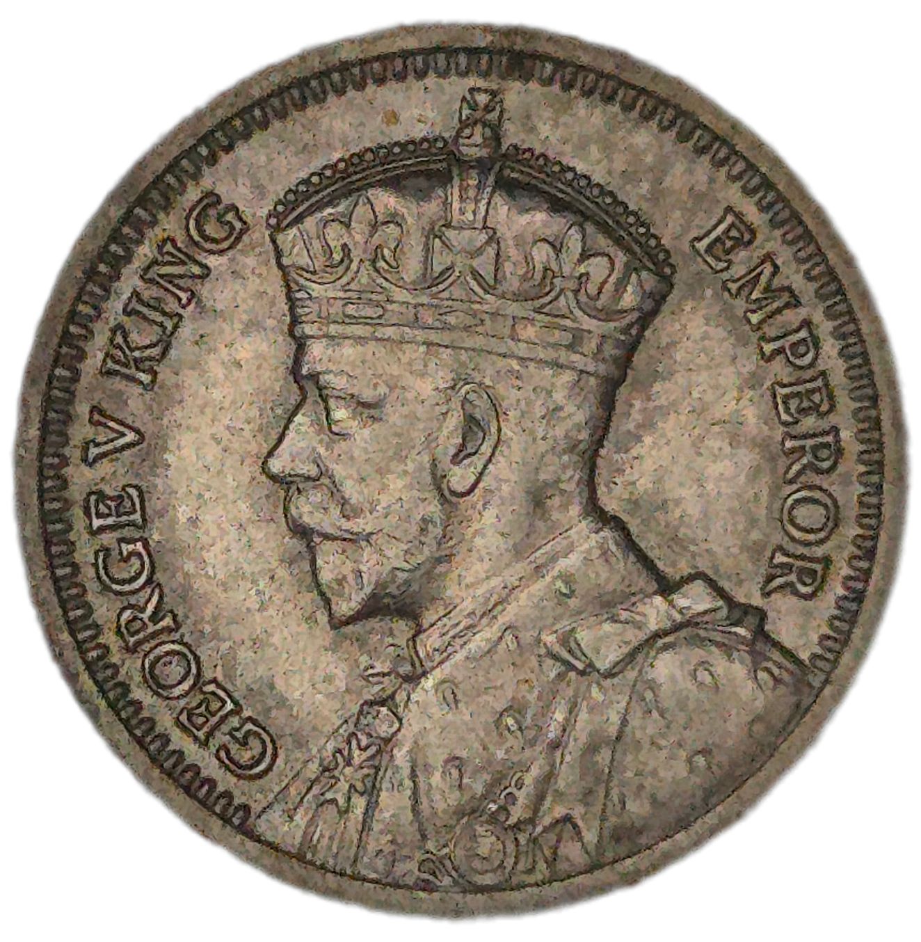 1934 New Zealand Threepence, gEF