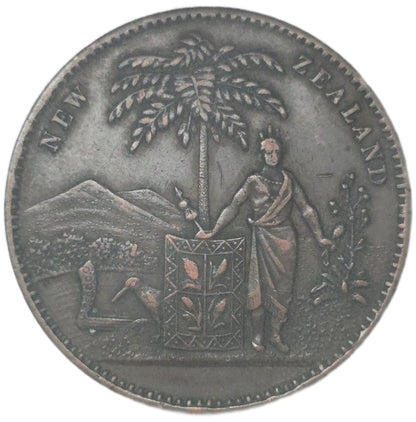 1881 New Zealand Trade Token Milner & Thompson