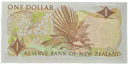 1975-1977 New Zealand One Dollar Note