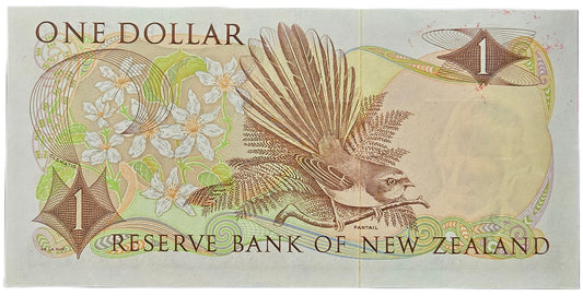 1975-1977 New Zealand One Dollar Note
