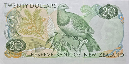1977-1981 New Zealand Twenty Dollar Star Note
