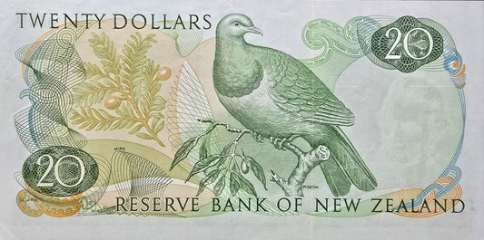 1977-1981 New Zealand Twenty Dollar Star Note
