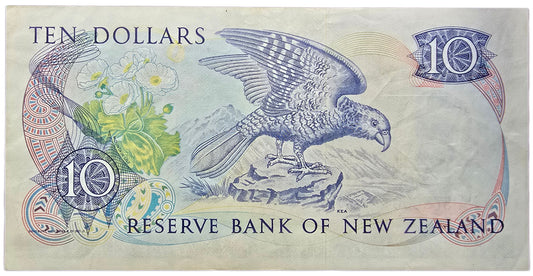 1981-1985 New Zealand Ten Dollar Star Note