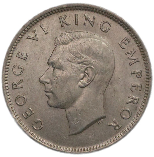 1943 New Zealand Florin, EF