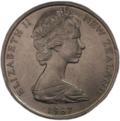 1967 New Zealand Fifty Cents, Uncirculated