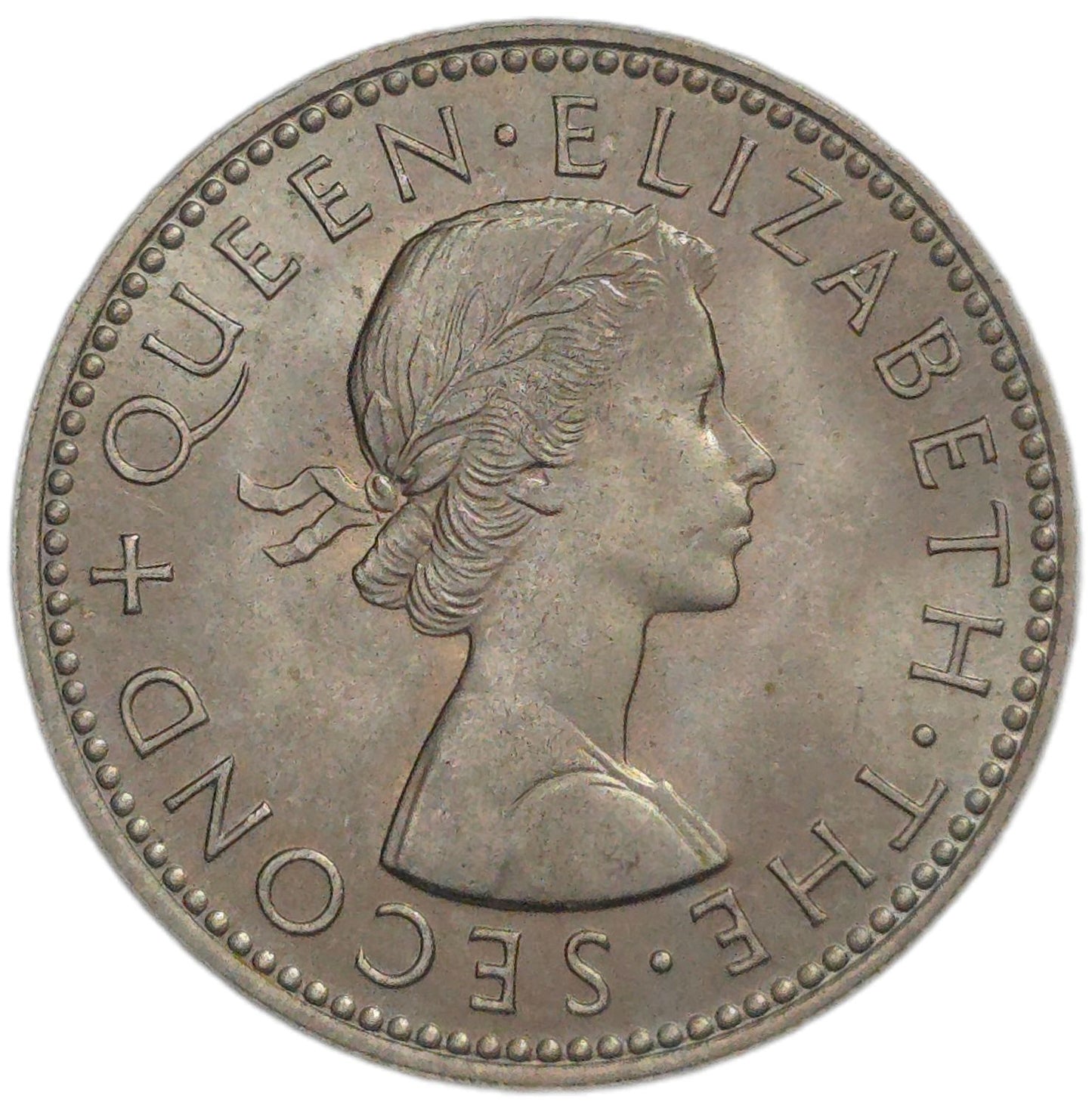 1960 New Zealand Shilling, aUNC