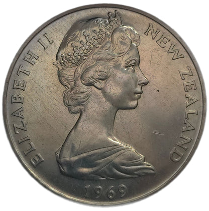 1969 New Zealand One Dollar, Cook's Voyage