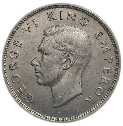 1943 New Zealand Florin, gVF