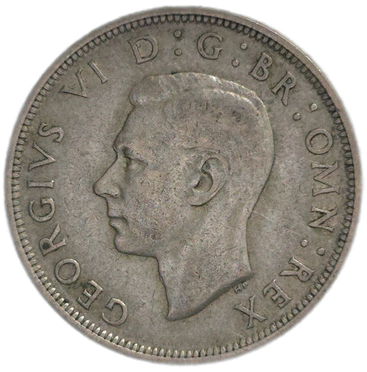 1940 United Kingdom Half Crown - Arts & Entertainment > Hobbies & Creative Arts > Collectibles > Collectible Coins & Currency > Collectible Coins > Rare Coins from The Half Crown