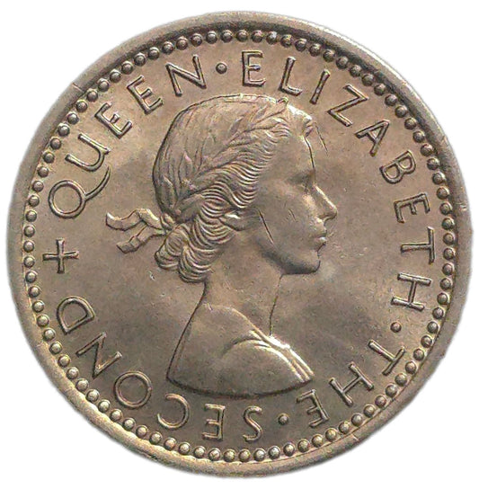1965 New Zealand Threepence, Uncirculated